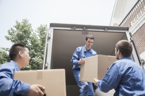 Careful furniture handling during a local move in Haroldwood