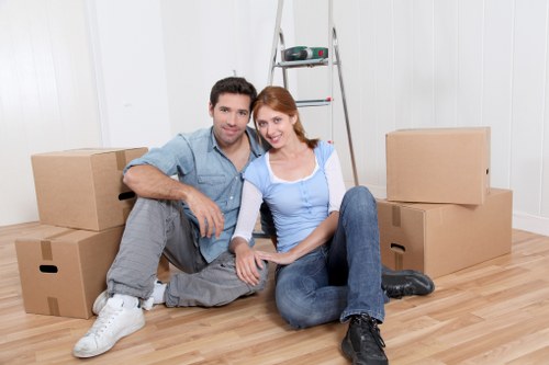 Business inventory placed in a Haroldwood storage unit