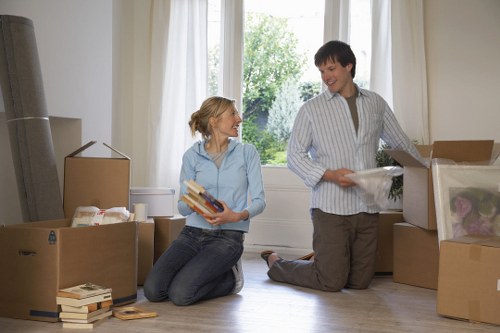 Downsizing and renovation items stored safely in Haroldwood storage